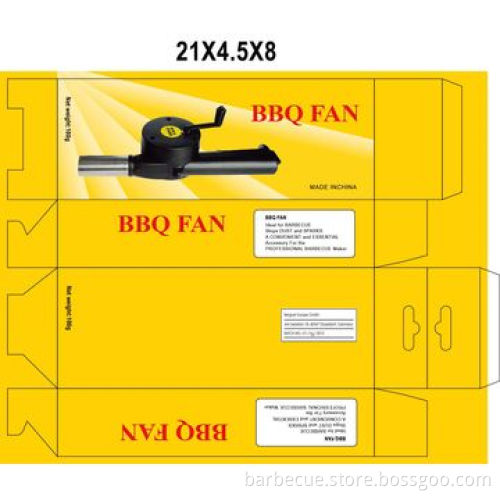 Fan Air Blower for Barbecue Blower Fan, Made of Plastics, Hand-operated Tools